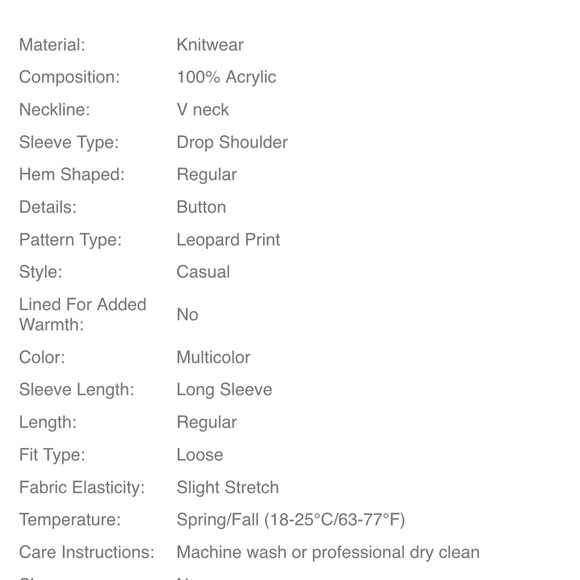 SHEIN Women's Plus Pink, Tan and Red Colorful Cardigan Sweater 3X - Picture 6 of 10